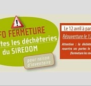 fermeture siredom 12 avril