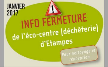 Fermeture de l'eco-centre de Brières