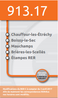 changement d'horaires de la ligne de bus de Brières