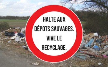 Recyclage des ordures à Brières les Scellés