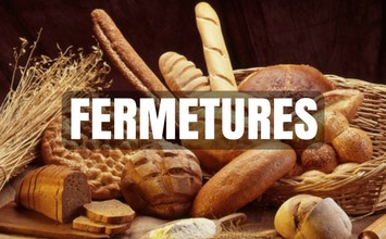 Fermetures estivales des boulangeries