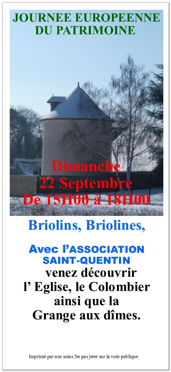 journee du patrimooine à Brières 2019