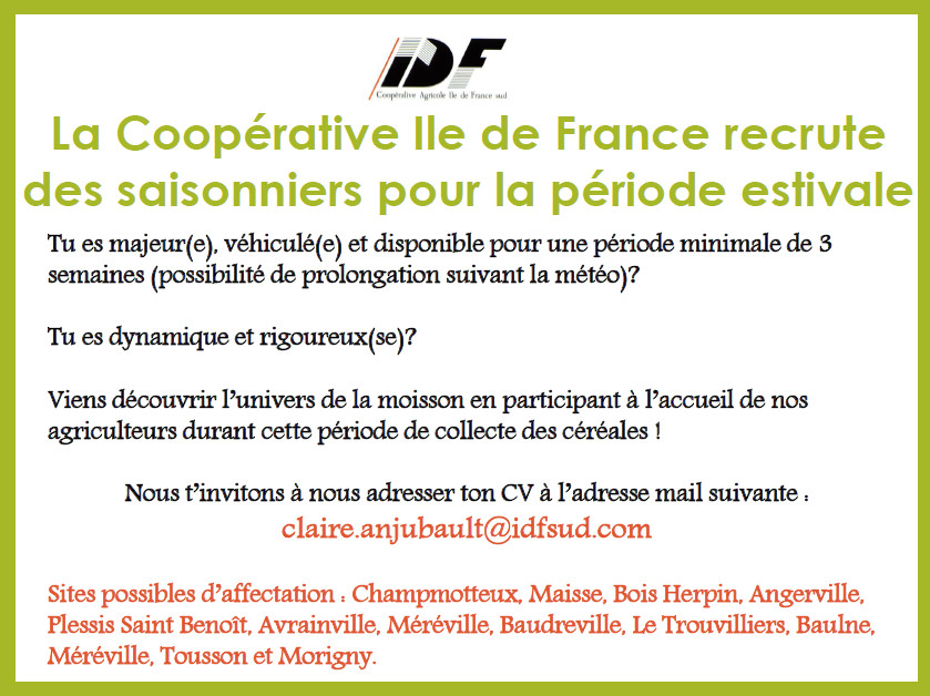 recrutement saisonniers