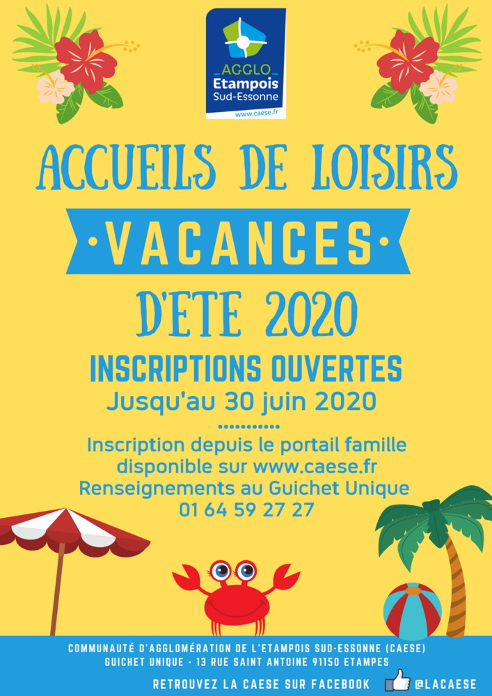 Accueils de Loisirs - vacances d'été 2020