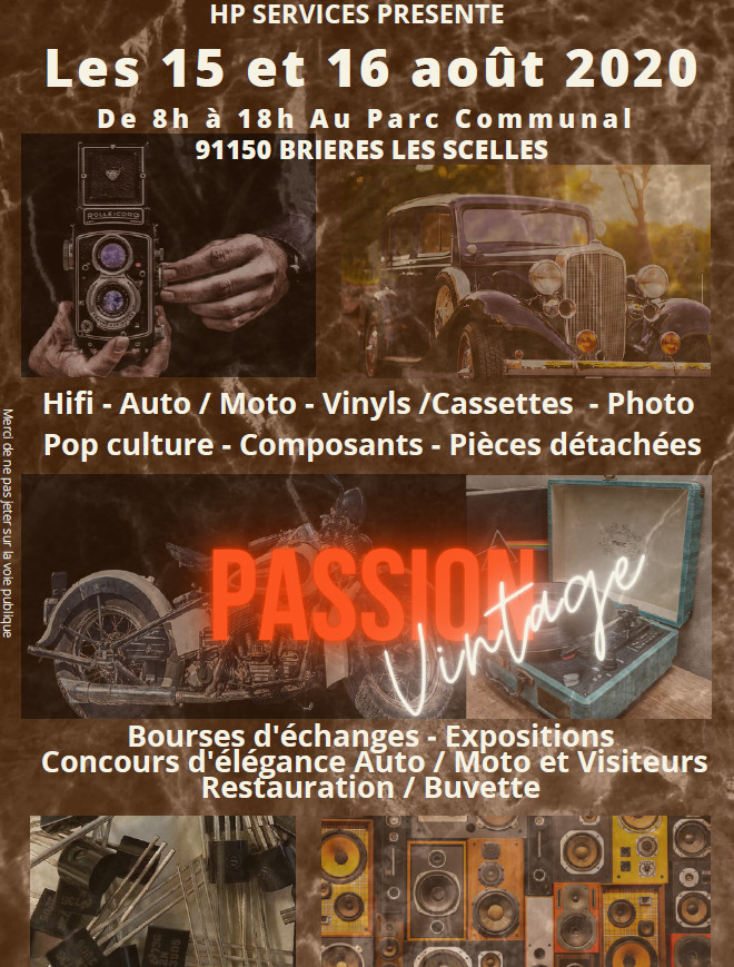 Bourses d'échanges - Expositions Concours d'élégance Auto / Moto et Visiteurs Restauration / Buvette