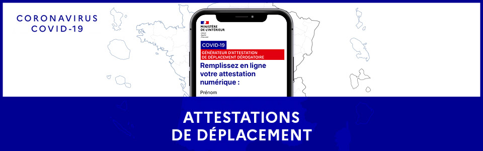 attestation déplacement