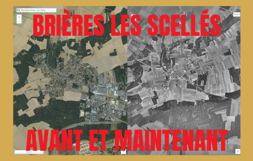 Brières les Scellés, avant et maintenant