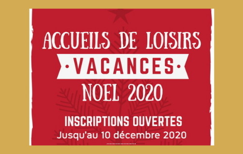 Accueil de loisirs vacances Noël 2020