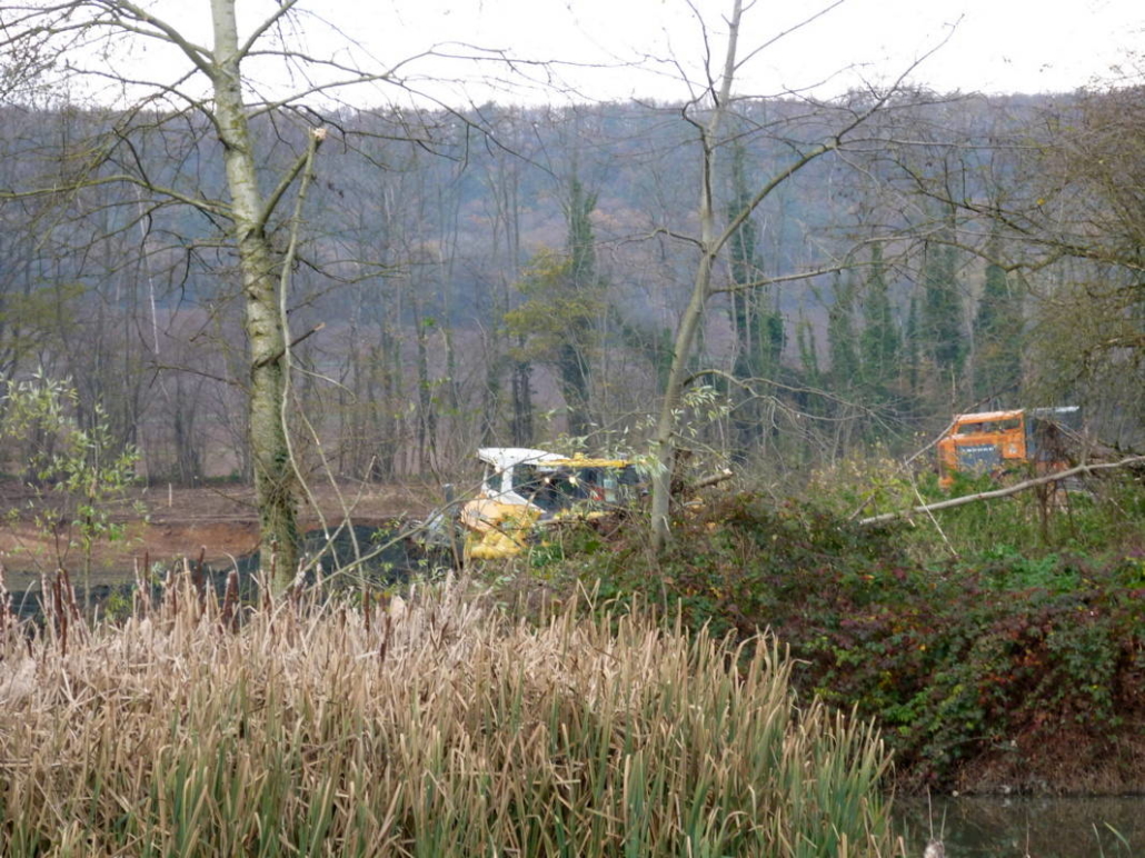 travaux bassin rétention des eaux pluviales - Brières les Scellés