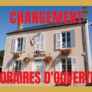 changements horaires ouverture de la mairie de Brières les Scellés