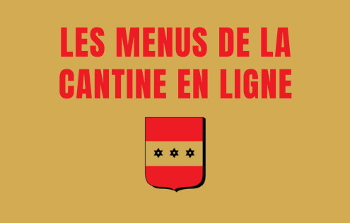 menus de la cantine de l'école de Brières