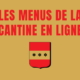 menus de la cantine de l'école de Brières