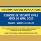 INFORMATION DES POPULATIONS