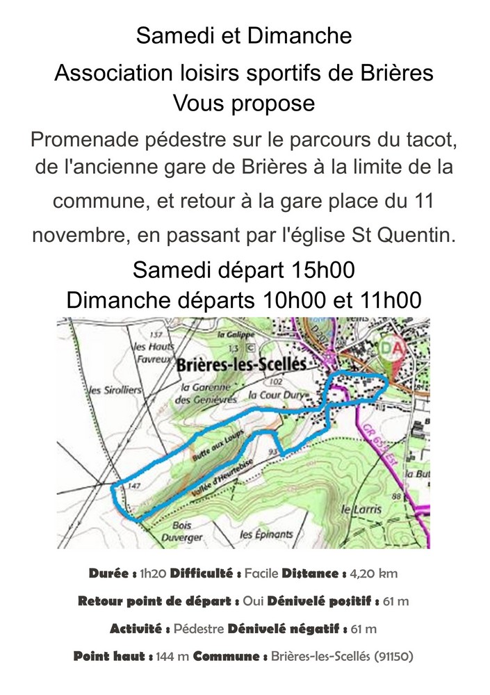 Journées du patrimoine - Brières les Scellés - 2023