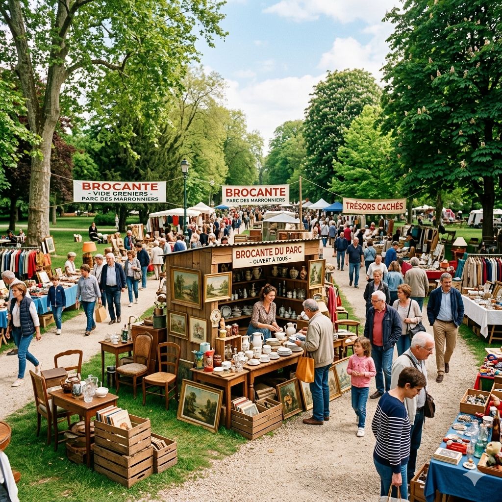 Brocante à Brières